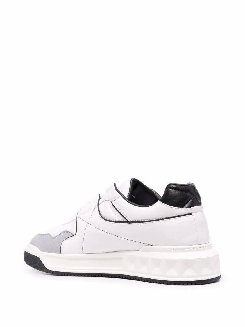 Valentino Garavani One Stud Sneaker With Unique Accents
