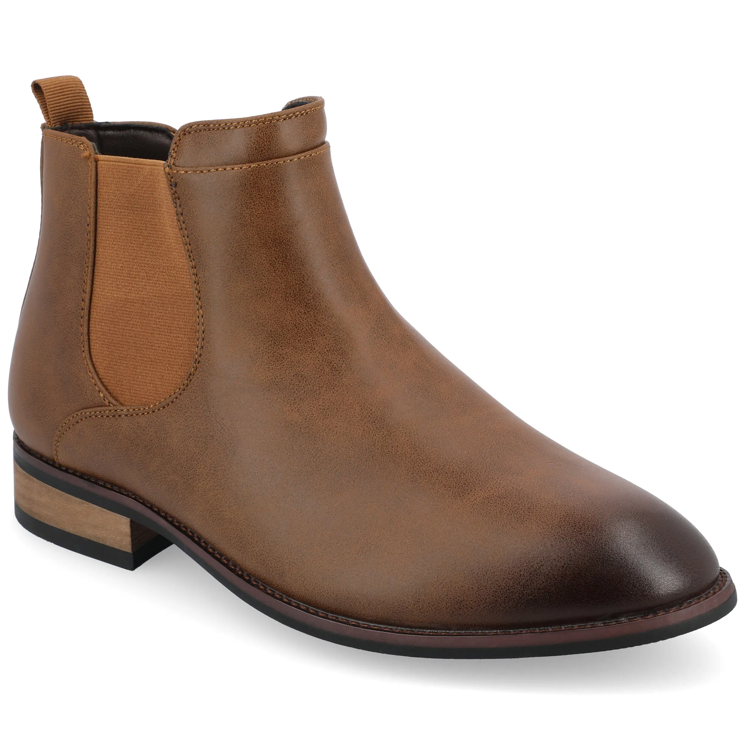 Vance Men's Landon Wide Width Chelsea Dress Boot