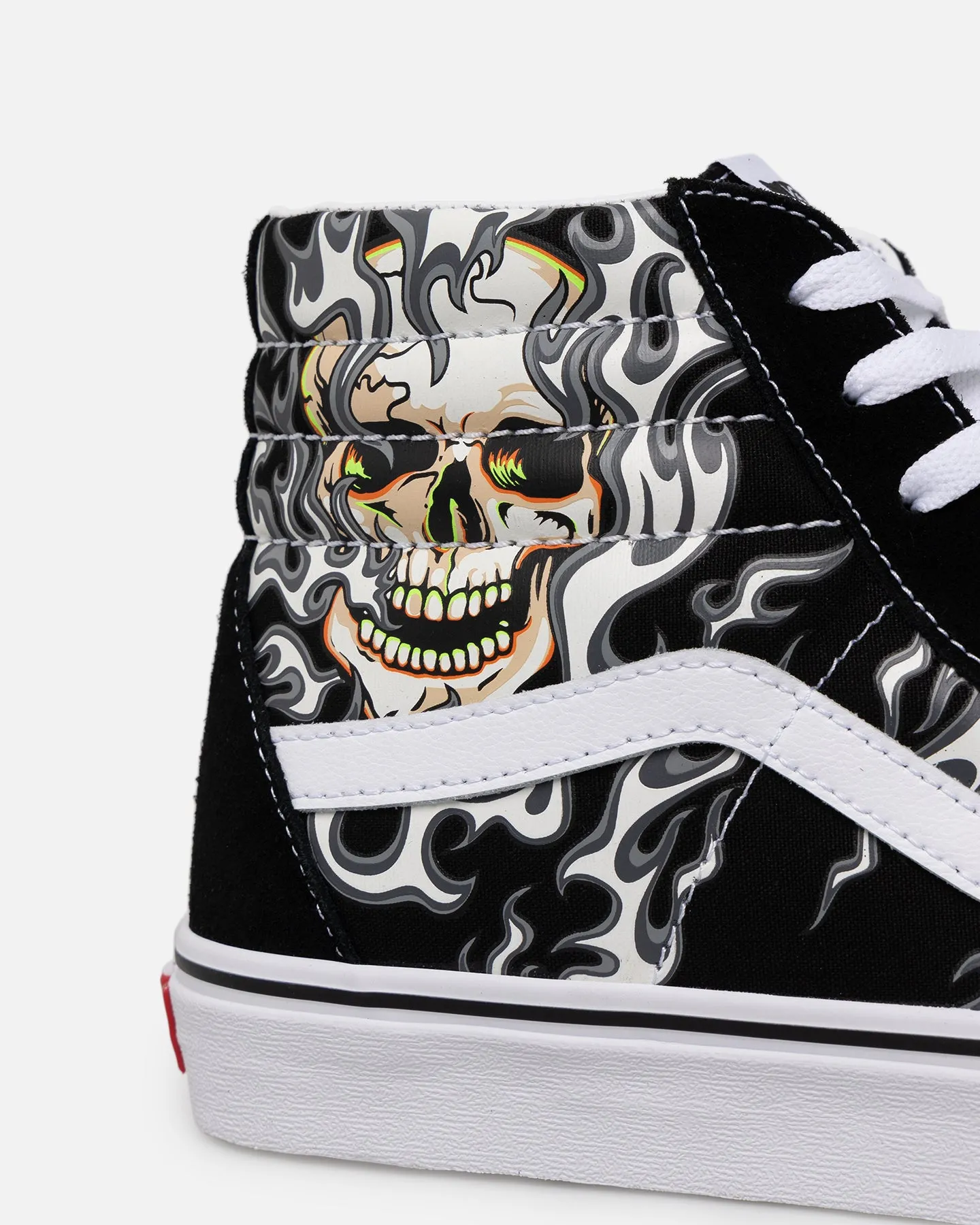 Vans Sk8-Hi Flame Skull Black/True White