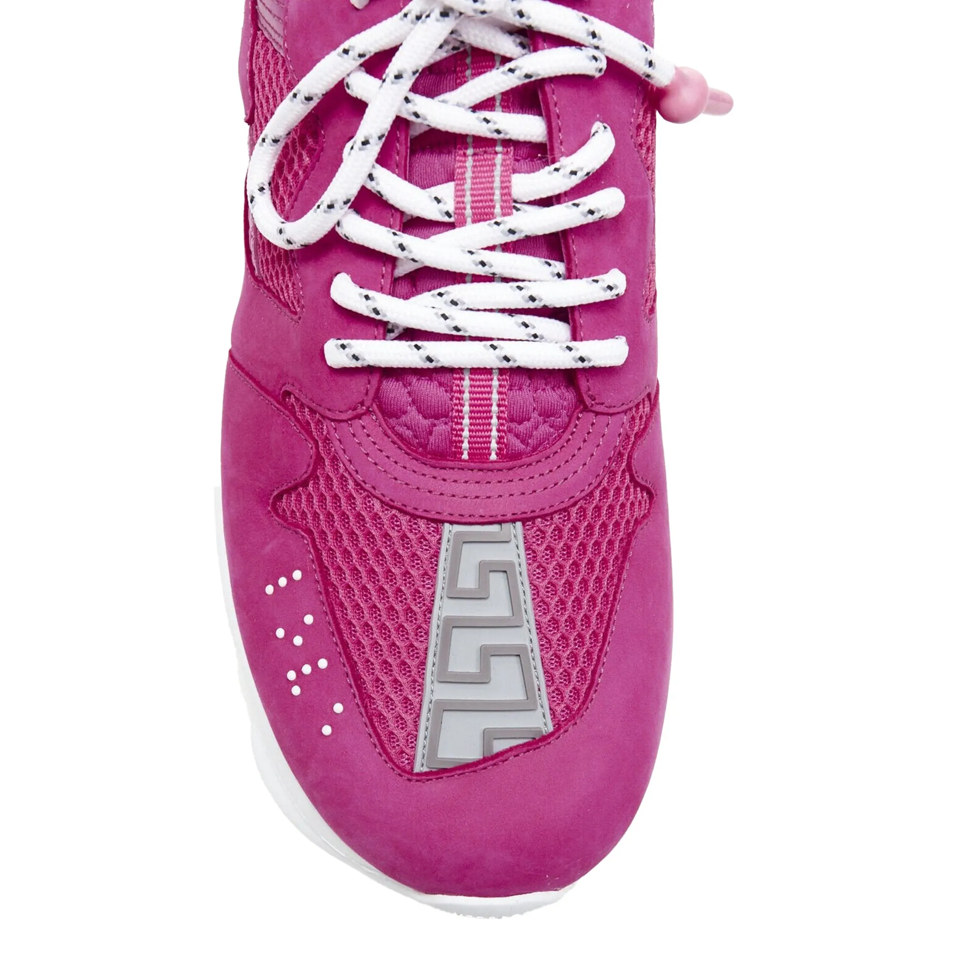 Versace Chain Reaction Blowzy Suede Low Top Chunky Sneaker