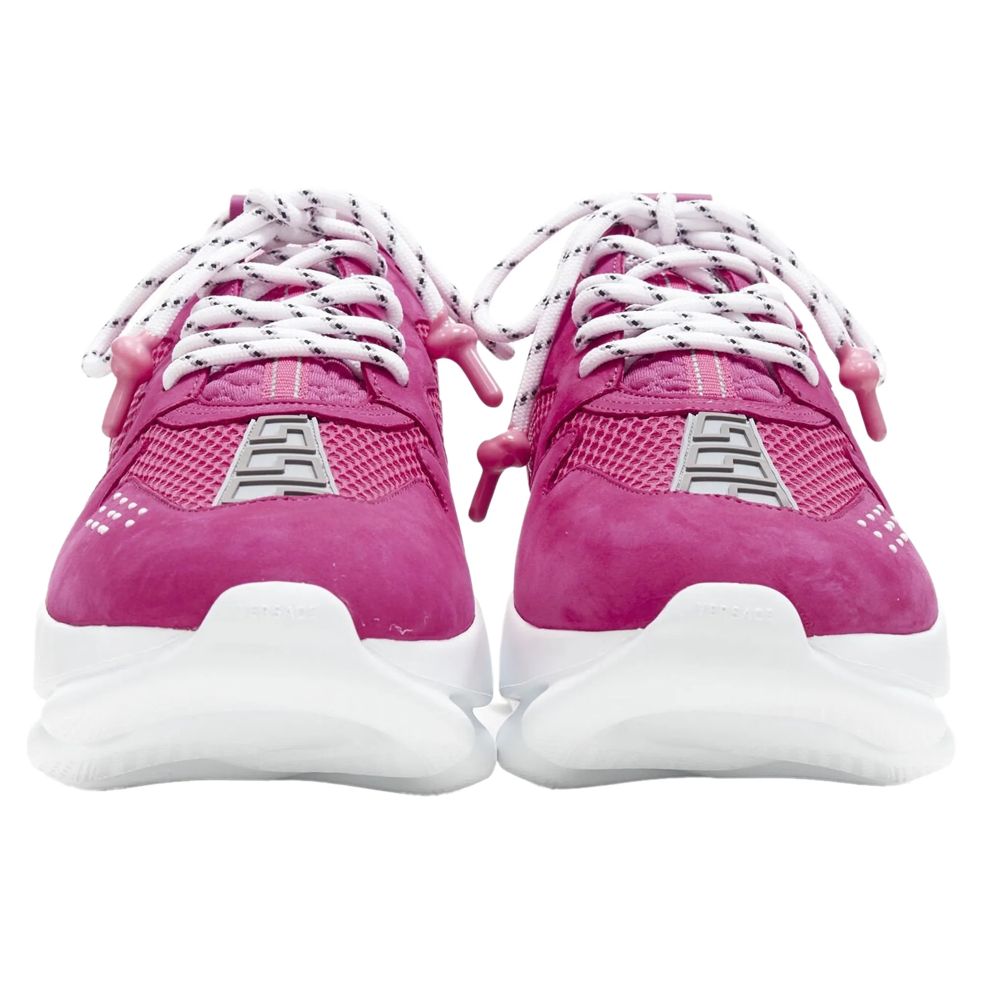 Versace Chain Reaction Blowzy Suede Low Top Chunky Sneaker