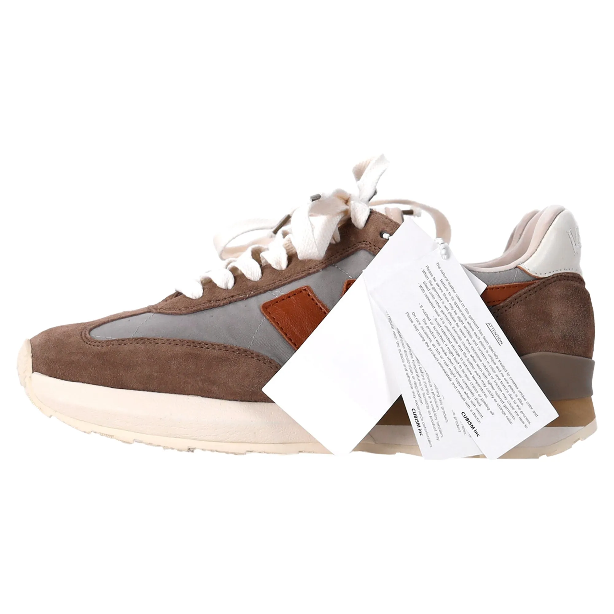 Visvim FKT Runner Sneakers in Brown Suede