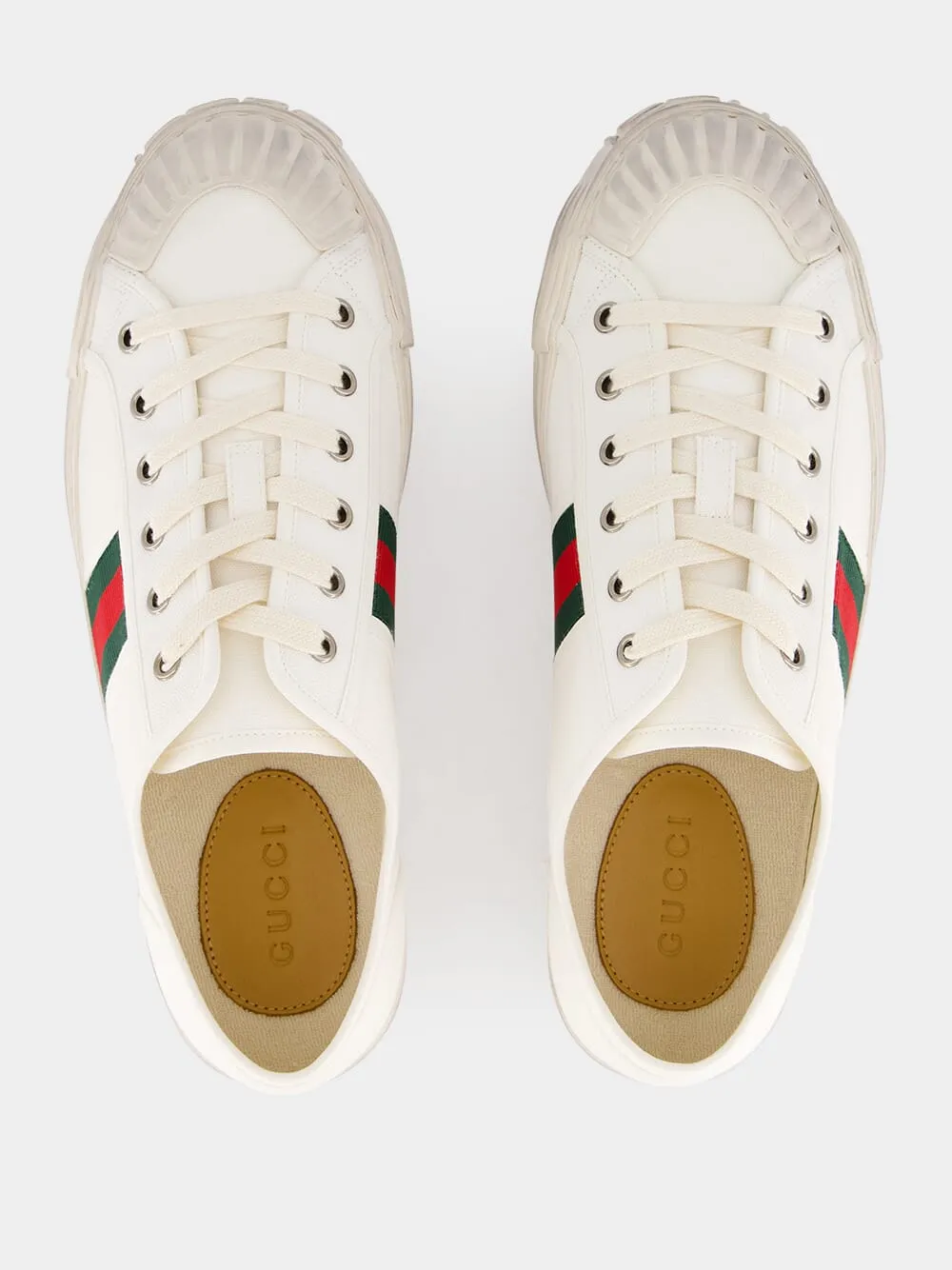 White Sneakers with Web