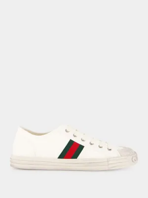 White Sneakers with Web
