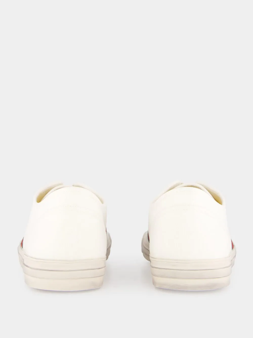 White Sneakers with Web