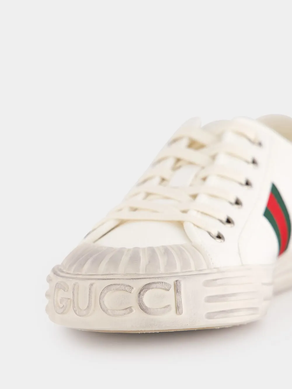 White Sneakers with Web