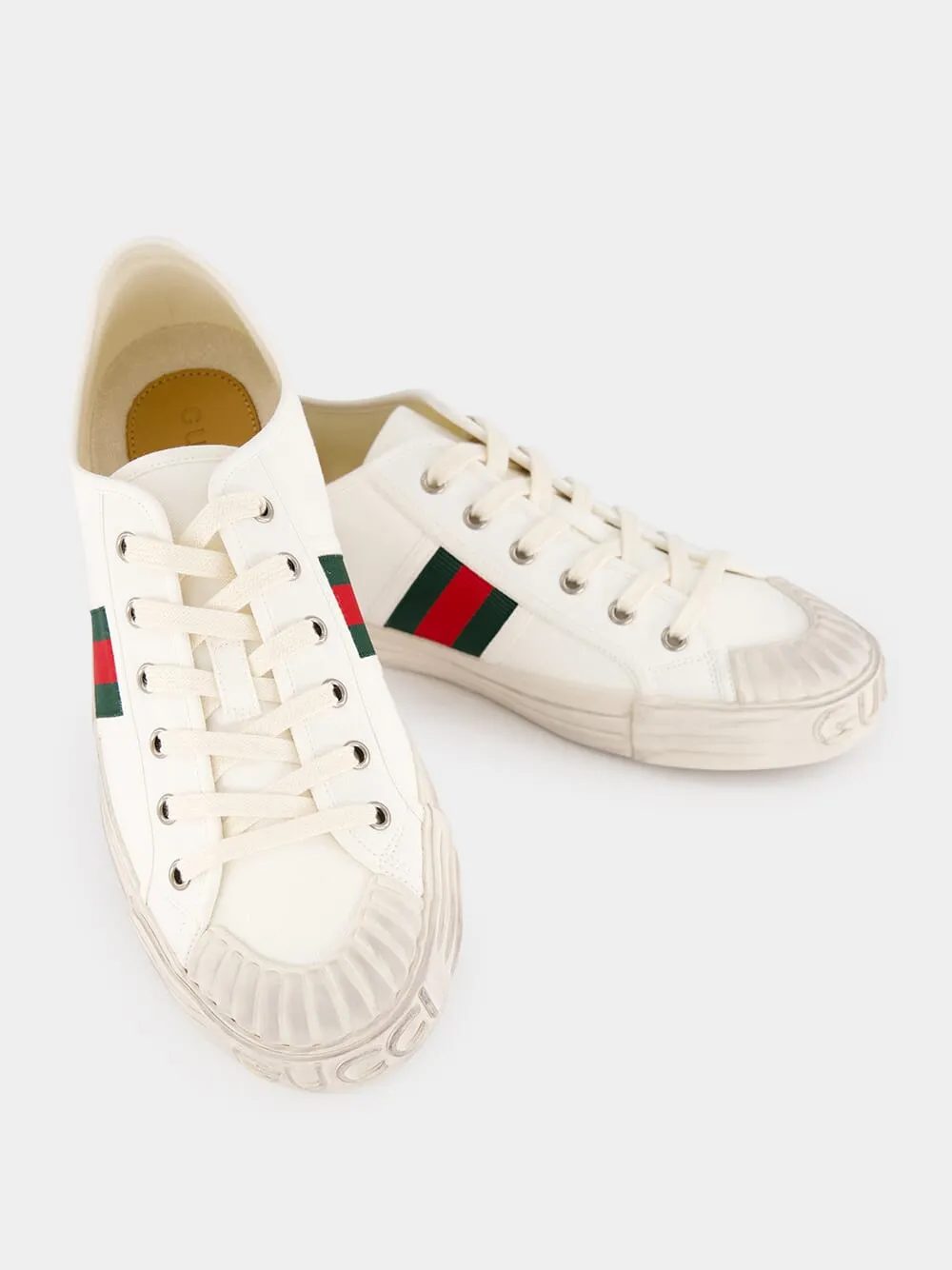 White Sneakers with Web