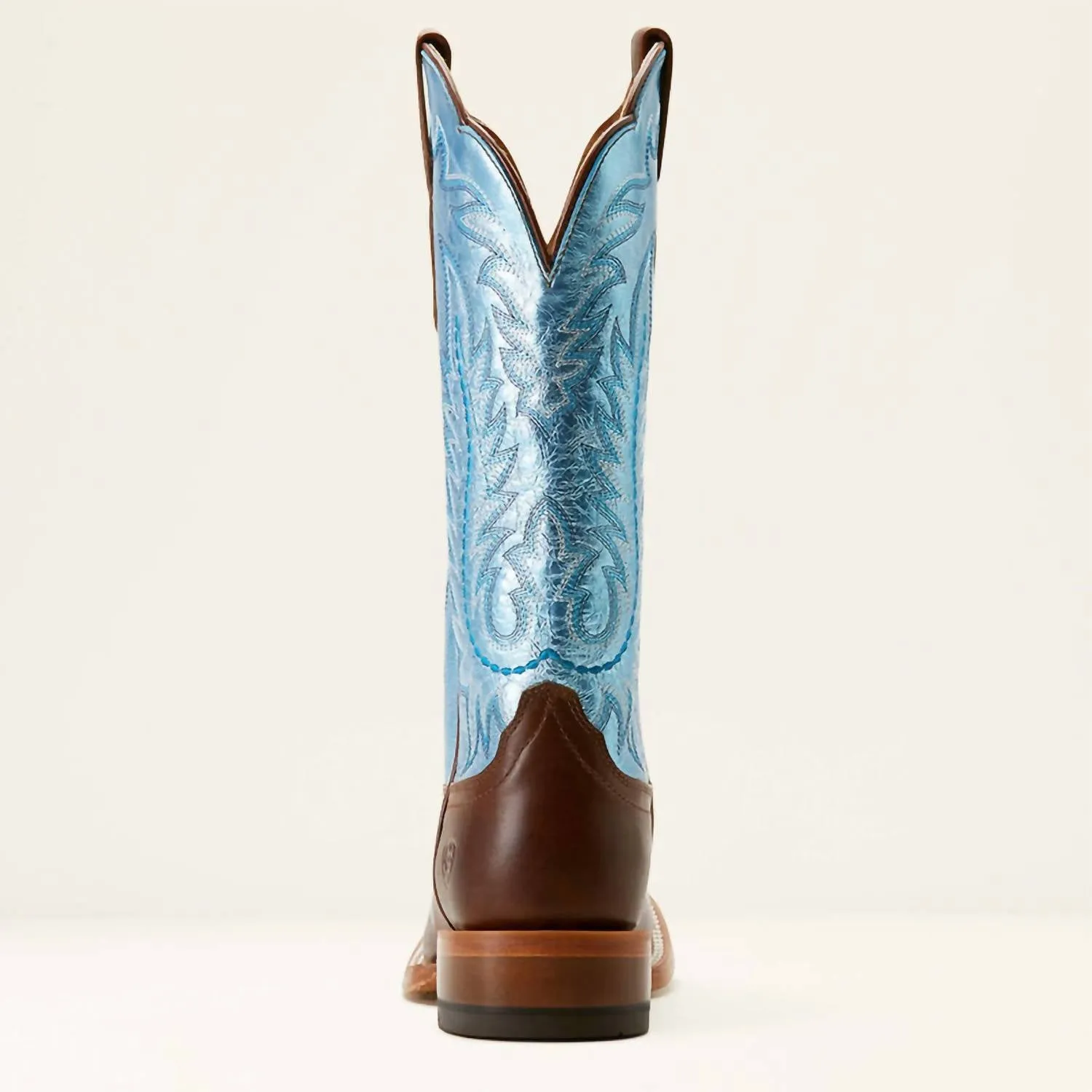 Women's Frontier Tilly Western Boot In Tan/blue