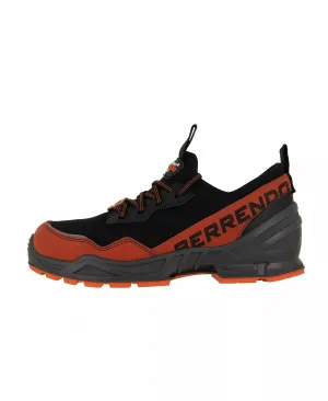 Work Shoes Alloy Toe Sneakers  Eh Rated 5001 In Red