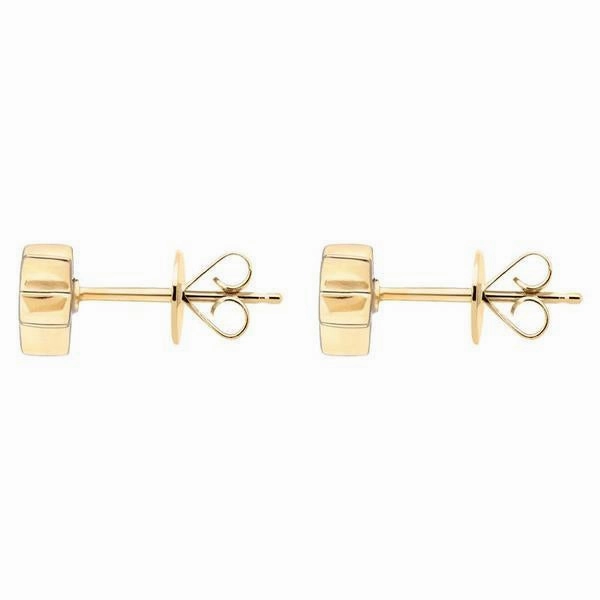 Yellow Gold Plated Sterling Silver Star Stud Earrings